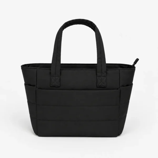 Everyday Bliss Quilted Tote (Midnight Black)